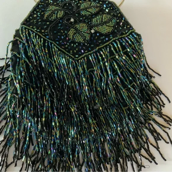 (REDUCED) BEAUTIFUL BEADED VINTAGE BAG - Picture 6 of 7